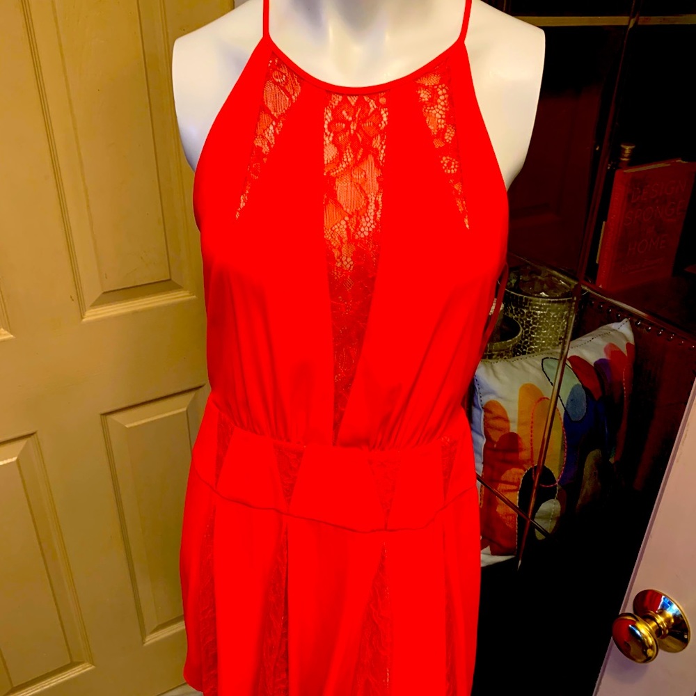 Red dress